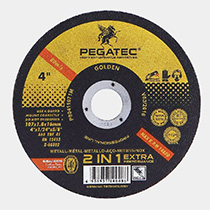 PEGATEC TOP SERIES - 4"Super Thin Cutting Disc For Steel And Stainless Steel 1,0/1,6mm