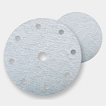 VELCRO &PAS SANDING DISC - White A/0 Zinc Stearate Velcro Dics With Holes
