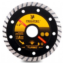 PEGATEC SERIES HOT PRESSED - Turbo Diamond Cutting Wheels