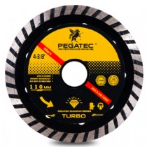 PEGATEC SERIES HOT PRESSED - Turbo Diamond Cutting Wheels