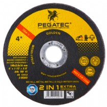 PEGATEC TOP SERIES - 4" Common Cutting Disc, Use For Steel 2,0/2,5mm 70m/s