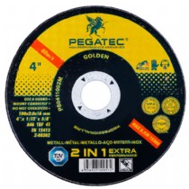 PEGATEC TOP SERIES - 4"100X2.0X16mm Cutting Disc for Steel