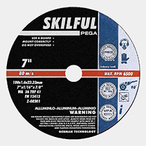 SKILFUL PRO SERIES - 4.5"/5"7"9"Super Thin Cutting Wheels For Aluminium 1,0/1,6/1,9mm