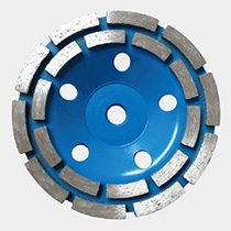 PEGATEC SERIES HOT PRESSED - Double Row Diamond Cup Wheels